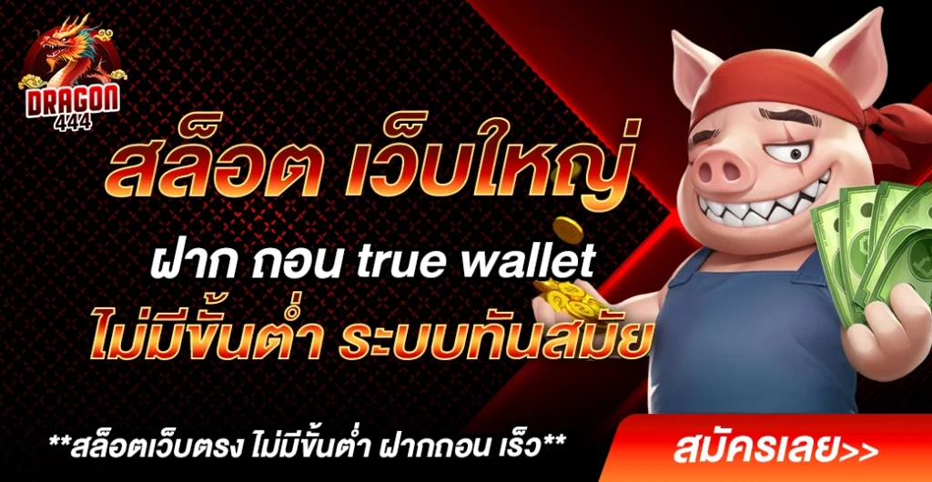 สล็อต เว็บใหญ่ ฝาก ถอน true wallet บริการรวดเร็วทันใจ ปลอดภัย 100%